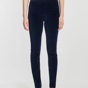 J Brand Maria High Rise Skinny in Navy Velvet 26